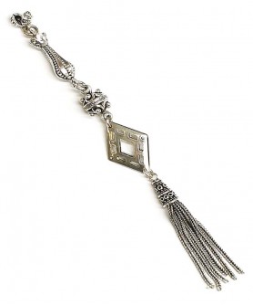 Φούντα επάργυρη κομπολογιού AKS10311