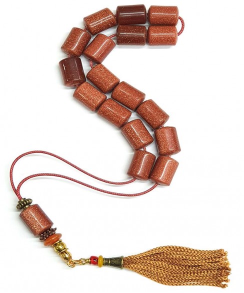 Κομπολόι από Ορυκτή Πέτρα KOM11215