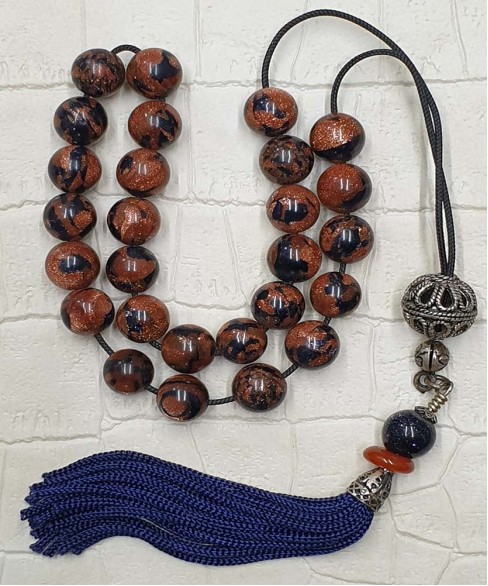 Κομπολόι από Ορυκτή Πέτρα KOM11214