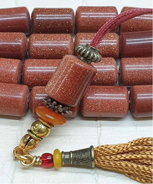 Κομπολόι από Ορυκτή Πέτρα KOM11215