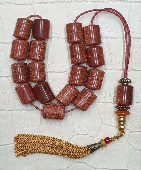 Κομπολόι από Ορυκτή Πέτρα KOM11215