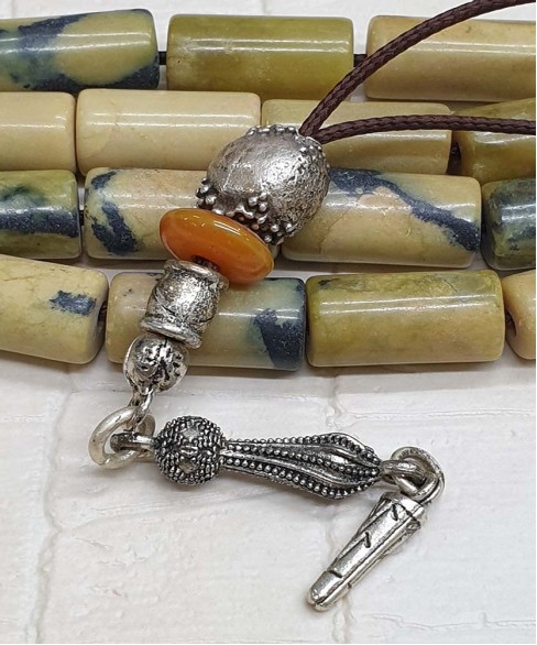 Κομπολόι από Ορυκτή Πέτρα KOM11216