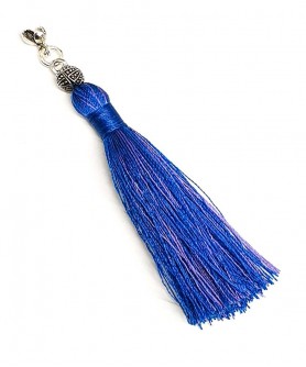 Χειροποίητη υφασμάτινη φούντα για κομπολόι AKS10277