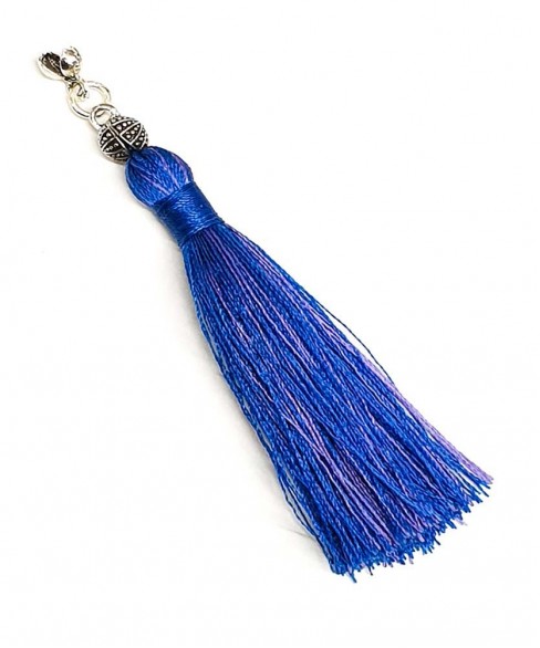 Χειροποίητη υφασμάτινη φούντα για κομπολόι AKS10277