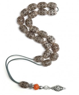 Κομπολόι από Μαστίχα με Πυρογραφία KOM11088