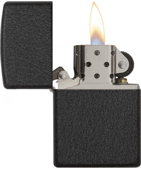 Zippo 236-000183 Reg Black Crackle