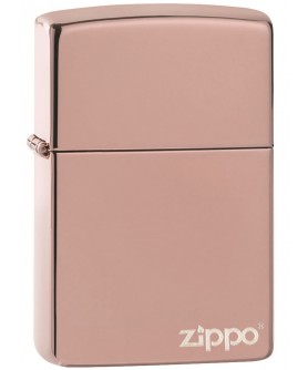 Zippo 49190ZL Rose Gold Logo