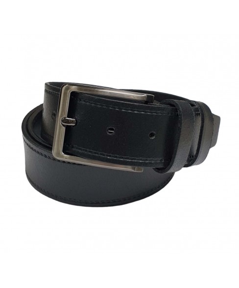 Δερμάτινη Ανδρική Ζώνη KOUROS Εργατική NS1009 BLACK