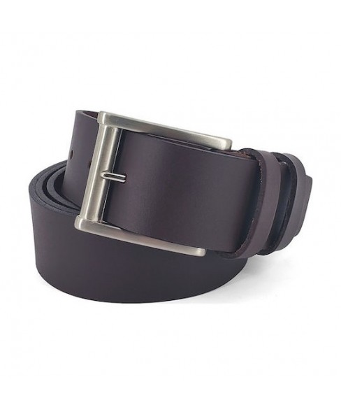 Δερμάτινη Ανδρική Ζώνη KOUROS NS1002 BROWN