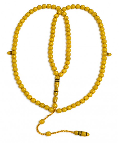 Τεσπίχ (Μουσουλμανικό Προσευχητάρι) από μαστίχα με 99 χάντρες TES10054