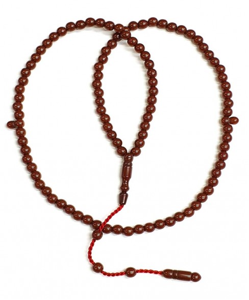 Τεσπίχ (Μουσουλμανικό Προσευχητάρι) από φατουράν με 99 χάντρες TES10057