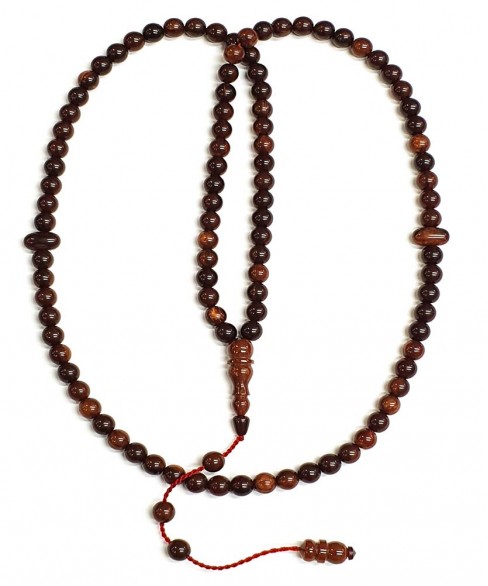 Τεσπίχ (Μουσουλμανικό Προσευχητάρι) από φατουράν με 99 χάντρες TES10056