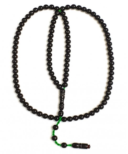 Τεσπίχ (Μουσουλμανικό Προσευχητάρι) από φατουράν με 99 χάντρες TES10046