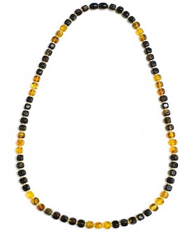 Χειροποίητο γυναικείο κολιέ από ορυκτό κεχριμπάρι KOL10014