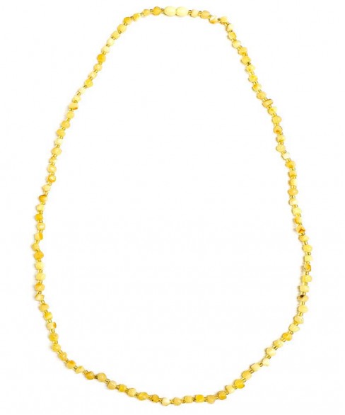 Χειροποίητο γυναικείο κολιέ από βασιλικό κεχριμπάρι KOL10010