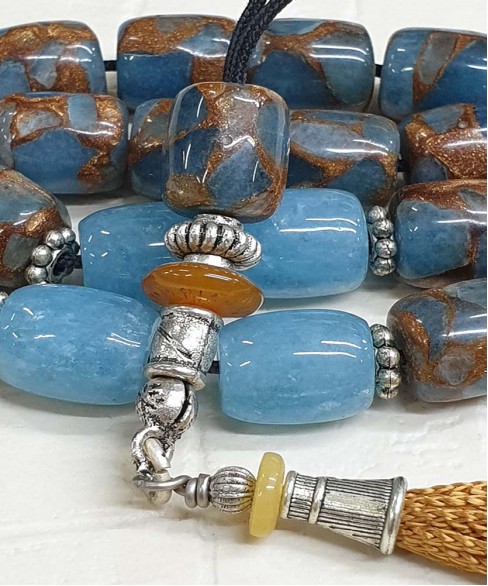 Κομπολόι από Ορυκτή Πέτρα KOM10827