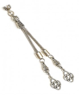 Φούντα επάργυρη κομπολογιού AKS10275