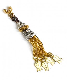 Φούντα επίχρυση κομπολογιού AKS10002