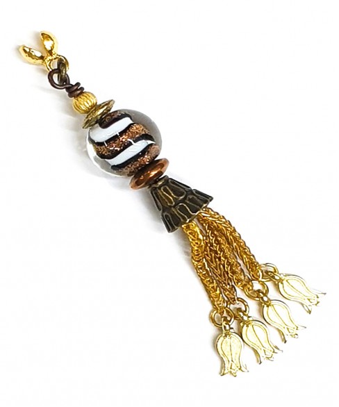 Φούντα επίχρυση κομπολογιού AKS10004