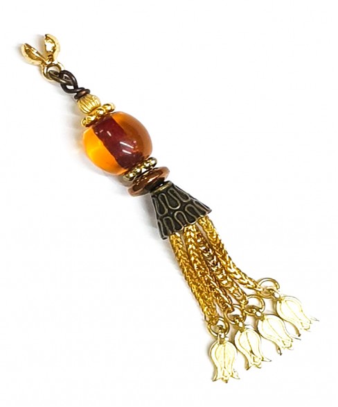 Φούντα επίχρυση κομπολογιού AKS10006