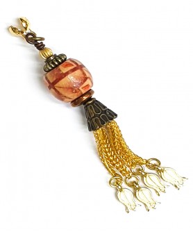 Φούντα επίχρυση κομπολογιού AKS10007