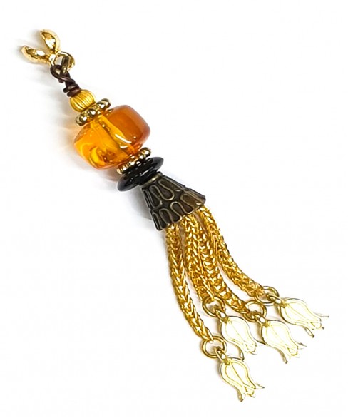 Φούντα επίχρυση κομπολογιού AKS10009