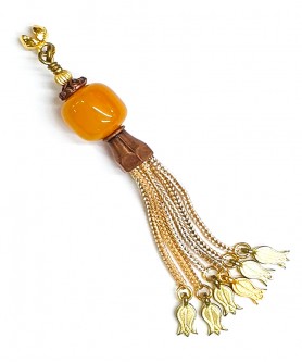 Φούντα επίχρυση κομπολογιού AKS10016