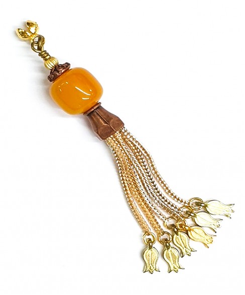 Φούντα επίχρυση κομπολογιού AKS10016