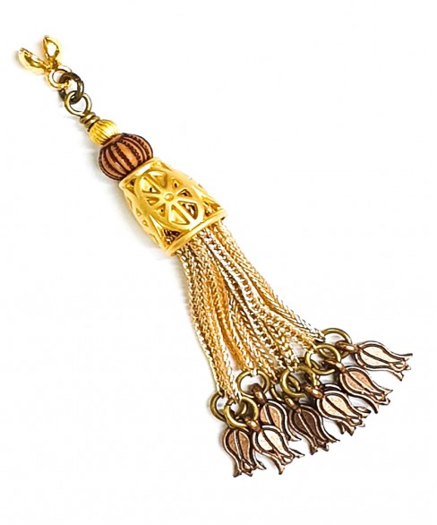 Φούντα επίχρυση κομπολογιού AKS10020