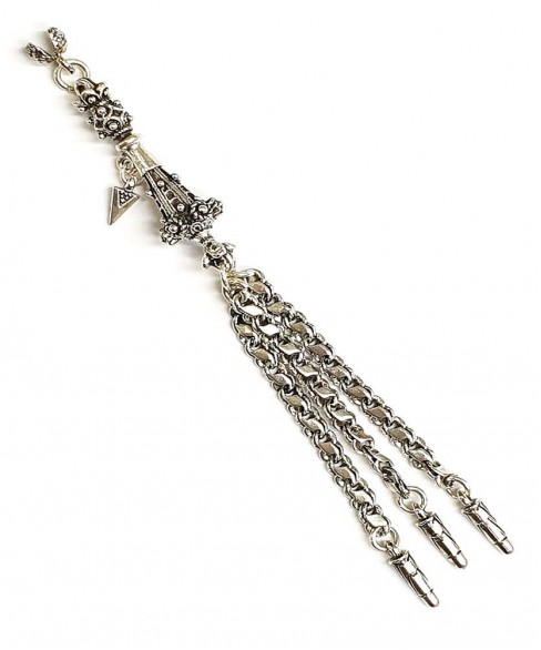 Φούντα επάργυρη κομπολογιού AKS10249