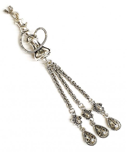 Φούντα επάργυρη κομπολογιού AKS10252