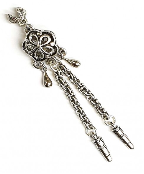 Φούντα επάργυρη κομπολογιού AKS10256