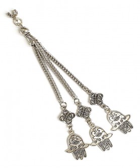 Φούντα επάργυρη κομπολογιού AKS10267