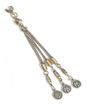 Φούντα επάργυρη κομπολογιού AKS10269