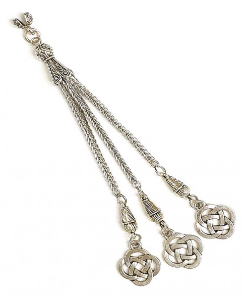 Φούντα επάργυρη κομπολογιού AKS10271