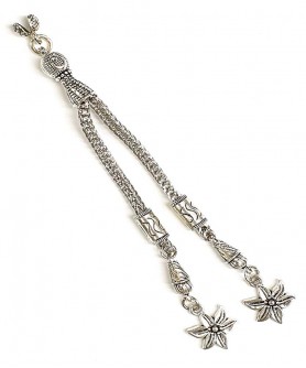 Φούντα επάργυρη κομπολογιού AKS10273