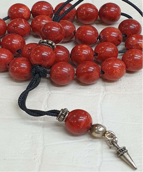 Κομπολόι από Μηλοκόραλο KOM10875