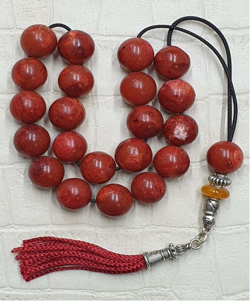 Κομπολόι από Μηλοκόραλο KOM10876