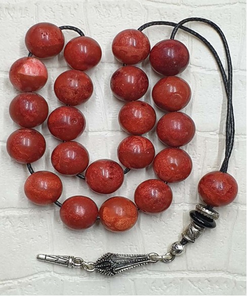 Κομπολόι από Μηλοκόραλο KOM10877