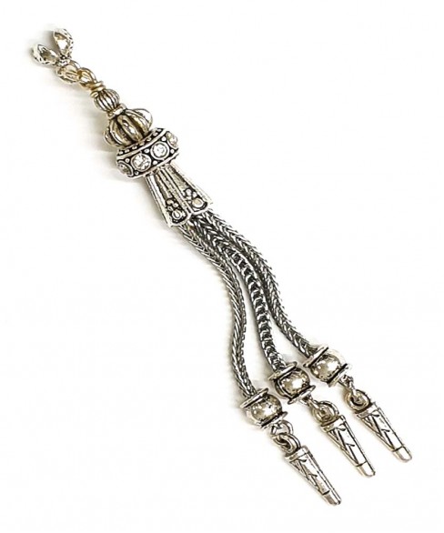 Φούντα επάργυρη κομπολογιού AKS10047