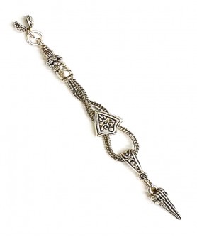 Φούντα επάργυρη κομπολογιού AKS10051