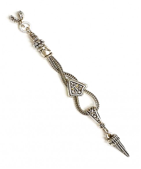 Φούντα επάργυρη κομπολογιού AKS10051