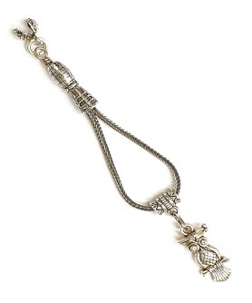 Φούντα επάργυρη κομπολογιού AKS10054