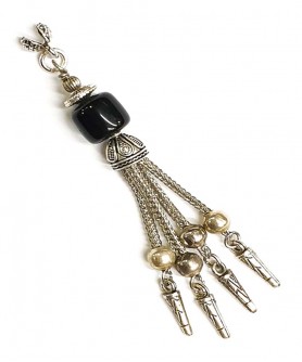 Φούντα επάργυρη κομπολογιού AKS10055