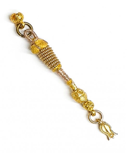 Φούντα επίχρυση κομπολογιού AKS10166