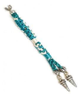 Χειροποίητη υφασμάτινη φούντα για κομπολόι AKS10187