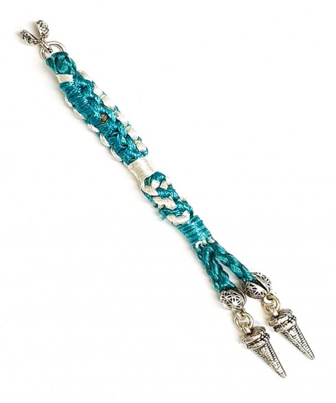 Χειροποίητη υφασμάτινη φούντα για κομπολόι AKS10187