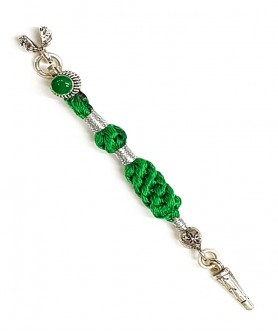 Χειροποίητη υφασμάτινη φούντα για κομπολόι AKS10193