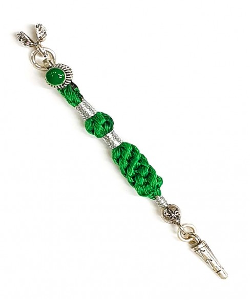 Χειροποίητη υφασμάτινη φούντα για κομπολόι AKS10193