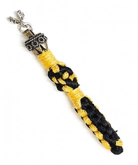 Χειροποίητη υφασμάτινη φούντα για κομπολόι AKS10207